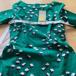 leonie ponte midi dress